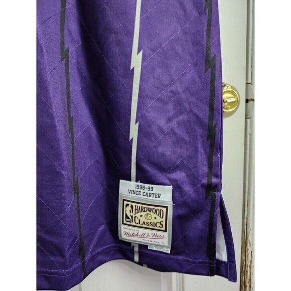 Mitchell & Ness Raptors 1998-99 75th Diamond Swingman Jersey 15 Carter Size 6XLB - Picture 4 of 9